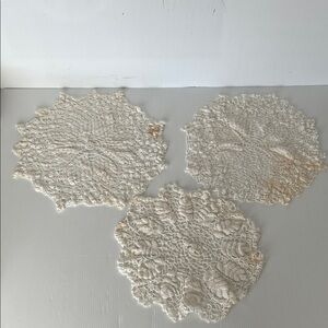 Vintage Handmade Crocheted Dollies